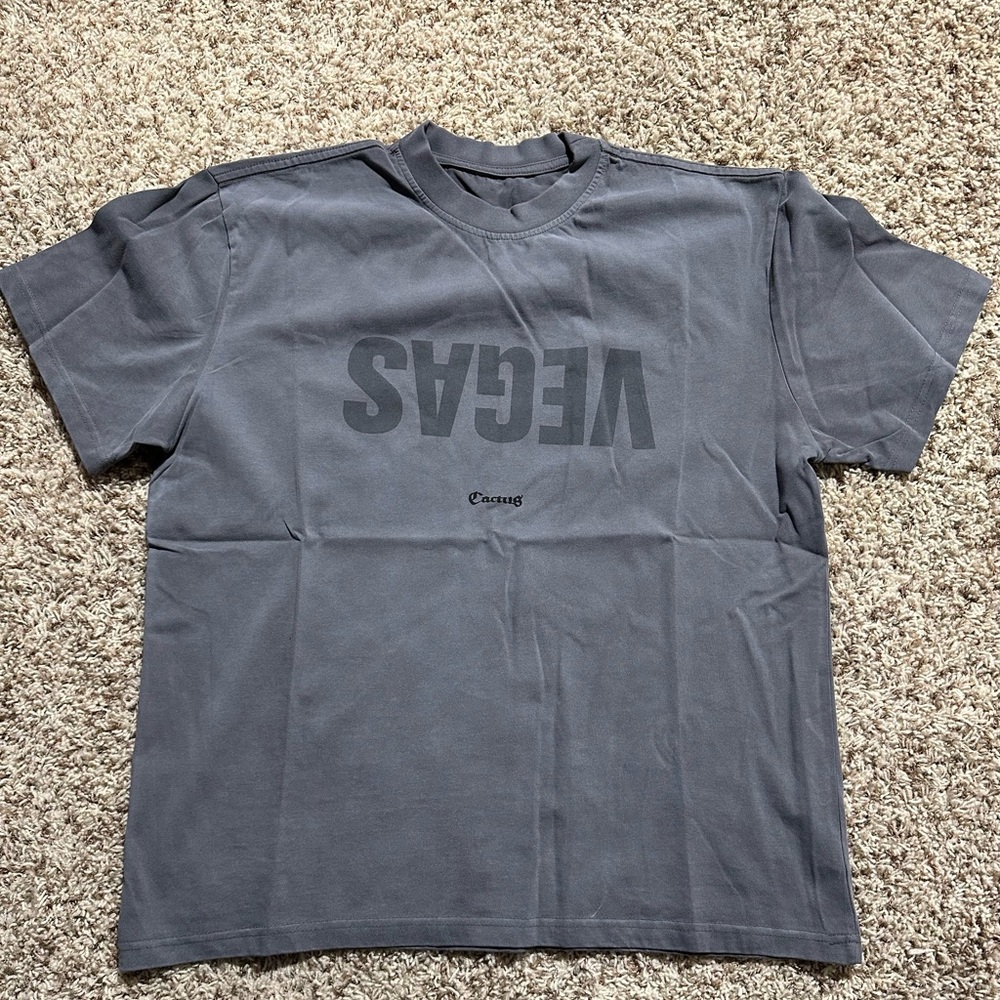 Travis Scott Vegas Tee Grey